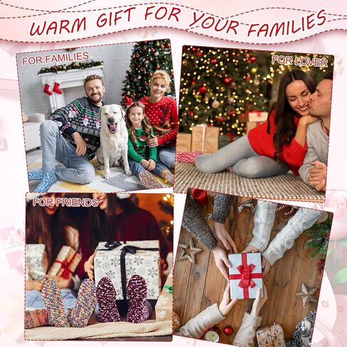 jspupifip 12 زوجًا من جوارب هدايا الكب كيك، جوارب منفوشة ذاتية الصنع للنساء والفتيات، جوارب شبشب شتوية لتخزين الجوارب مع علب هدايا كب كيك لعيد الميلاد وعيد الحب in Kuwait