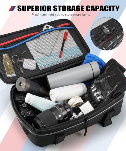 Motorcycle Top Case Bag 20L Expandable, Multifunctional Motorcycle Luggage Tool Bag Compatible with BMW R1250GS R1200GS Adventure 2007-2013, R1200GS LC 2013-2017, F650 700 750 800 850GS,1PCS in Saudi Arabia
