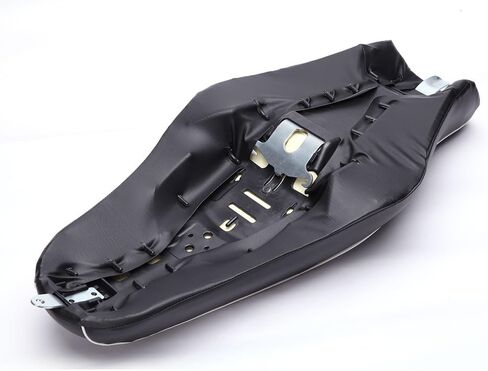 Motorcycle Seats - Front Driver Rear Passenger Two Up Leather Seat Cushion Compatible With Harley Sportster 883 1200 2005-2019 Iron 883 2009-2021 Forty Eight And More (Black Printing) in Kuwait