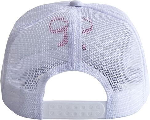 قبعة سائق الشاحنة المطرزة على شكل فيونكة للسيدات، قبعة بيسبول شبكية عصرية قابلة للتعديل، قبعة صيفية بحبل للفتيات in Kuwait