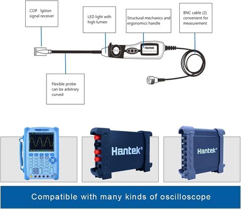 Hantek HT25COP Ignition Waveform of Automobile Engine Coil-on-Plug with Signal Probe, Compatible with Normal Oscillscope in Saudi Arabia