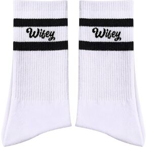 Geyoga Wifey Wedding Socks for Women Wedding Gifts Wifey Cotton Socks for Engagement Wedding Party Favors in Saudi Arabia