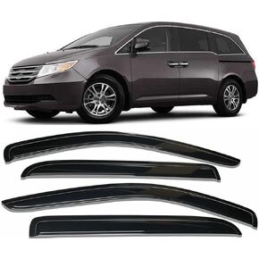 Rain Guards Suitable for 2011-2017 Honda Odyssey, Window Visor, Window Deflectors, Rain Guard, 4 pcs 94203