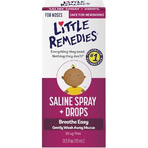 علاجات صغيرة رذاذ/قطرات ملحية | 0.5 أونصة | عبوة من 1 | لكي تتنفس الأنف بسهولة | اغسل المخاط بلطف | آمن لحديثي الولادة in Kuwait