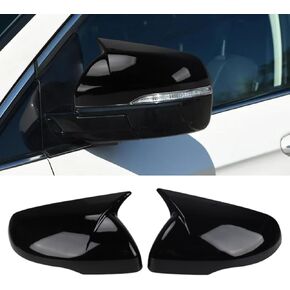 XITER Rear View Side Mirror Cover Side Mirror Cap for Ford Edge 2015-2024,Glossy Black