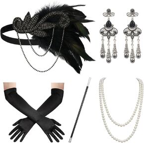 SWEETV 1920s Flapper Accessories