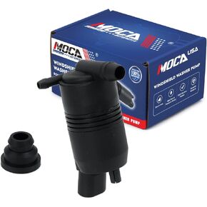 MOCA Windshield Washer Pump Fit 2016-2022 for Nissan Maxima, 2013-2019 Sentra, 2013-2017 Tsuru, 2008-2012 for Chevrolet Colorado, 2007-2010 for Hummer H3, 1997-2005 for Buick Park Avenue