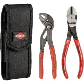 Knipex 00 20 72 V02 Mini pliers set in belt tool pouch (2 Piece)