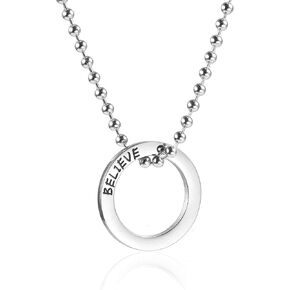 Positive Affirmation Necklace Self Esteem Self Reminder Jewelry for Teen