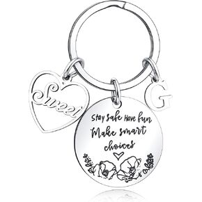 Stainless Steel Chain Purse Charm Cute Sweet Keychain for Girls