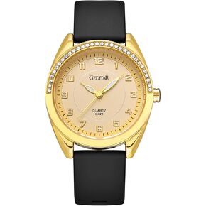 Waterproof Analog Women's Watch for Nurses, Nursing, Lady,Students,with Easy Read Dial,Second Hand Soft Silicone Band Quartz Female Dress Wrist Watches