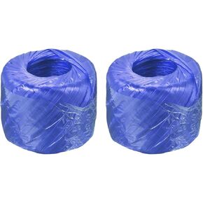 MECCANIXITY Polyester Nylon Plastic Rope Twine Household Bundled for Packing Gardening Craft,300m Total Length,Green Pack of 2