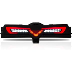 VLAND Tail lights Assembly Fit for Toyota 86 2012-2020, Subaru BRZ 2013-2020, Scion FRS 2013-2016, Rear Lamps with DRL, Tinted Back light w/Sequential Turn Signal, Smoke