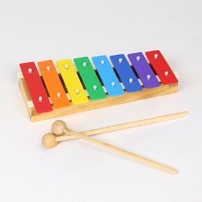 MUSICUBE Xylophone for Kids Wooden Xylophone with Mallets Orff Music Instrument for Educational Preschool Learning Baby Percussion Kit Professional Tuning Gift Choice for Children