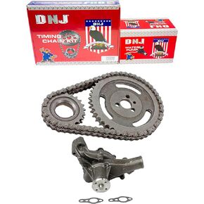 DNJ TK3101HWP TIMING KIT WITH WATER PUMP FOR 87-96 GM / V8 / 5.0L, 5.7L / 305, 350 OHV 16V CHEVROLET