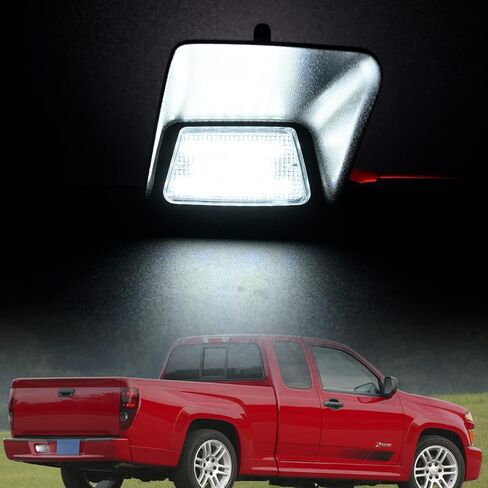 NSLUMO LED استبدال لوحة الترخيص الخفيفة لـ 2004-2012 Chevy Colorado GMC Canyon Pickup، OEM Fit 6000K Xenon White 21-SMD مجموعة مصابيح LED خالية من الأخطاء in Kuwait