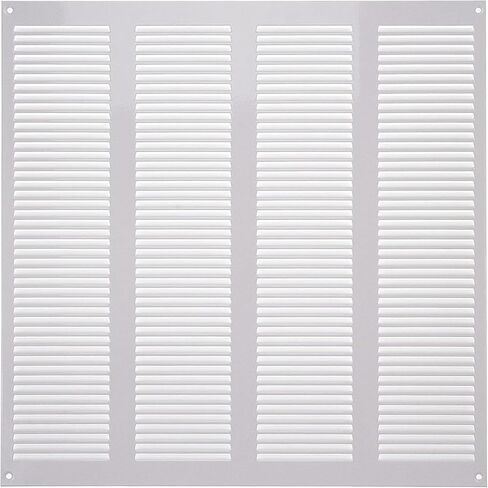 أنظمة التهوية باللون البني مقاس 16 بوصة × 16 بوصة غطاء فتحة تهوية معدنية لشبكة إرجاع الهواء مع شاشة مدمجة للحماية من الآفات وغطاء فتحة تهوية HVAC لتحسين المنزل وغطاء قناة تهوية 400 × 400 مم in Kuwait