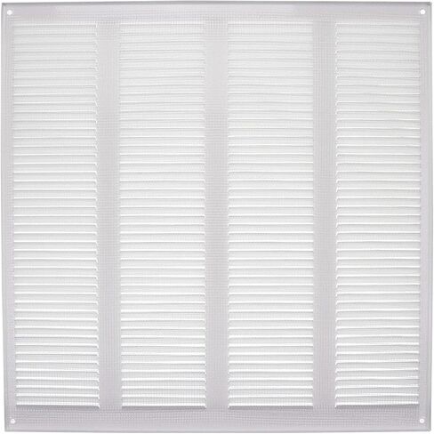 أنظمة التهوية باللون البني مقاس 16 بوصة × 16 بوصة غطاء فتحة تهوية معدنية لشبكة إرجاع الهواء مع شاشة مدمجة للحماية من الآفات وغطاء فتحة تهوية HVAC لتحسين المنزل وغطاء قناة تهوية 400 × 400 مم in Kuwait