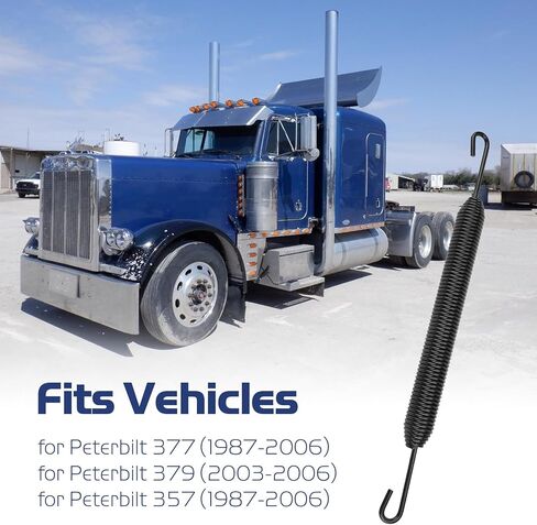 2 حزمة 13-04638 غطاء محرك السيارة استبدال الربيع ل1987-2008 بيتربيلت 379 357 377 غطاء محرك السيارة الربيع، عالية القوة نصف شاحنة غطاء محرك السيارة الربيع استبدال جزء هود 938-5406، 104.3046 in Kuwait