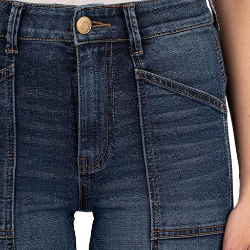 KUT from the Kloth Women's Jodi High-Rise Wide Leg Front Patch Pockets in Energy in Saudi Arabia