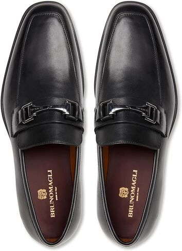 Bruno Magli Men's Raging Bit Loafers Slip-On, Luxurious Leather Shoes in Saudi Arabia
