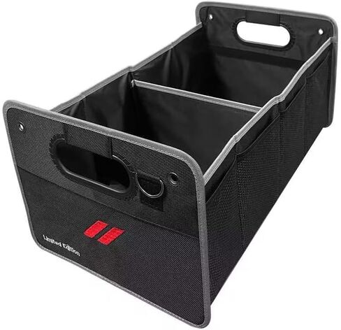 Car Trunk Organizer, Trunk Storage Box with Handle For Dodge Charger Challenger, Collapsible 2 Compartment Automotive Storage Box, Waterproof Oxford Polyester Travel Accessories (B Stype) in Kuwait