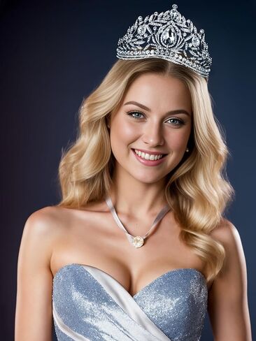 Fantastic Clear White Austrian Crystal Rhinestone Tiara Crown Hair Combs Veil Headband Gold Silver Princess Queen Theater Headpiece Party Event Prom Pageant T1855 in Kuwait