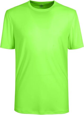 Men's Short Sleeve T-Shirt Quick Dry UPF 50+ Athletic Running Workout Fishing Hiking Tops Performance Shirts in Saudi Arabia