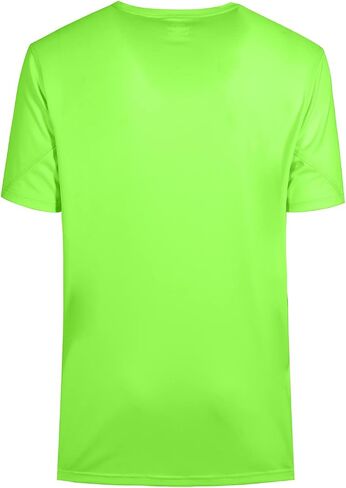 Men's Short Sleeve T-Shirt Quick Dry UPF 50+ Athletic Running Workout Fishing Hiking Tops Performance Shirts in Saudi Arabia