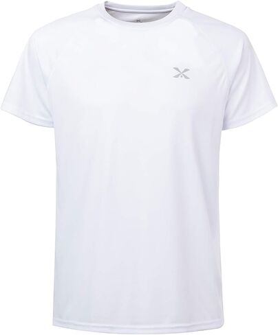 Men's Short Sleeve T-Shirt Quick Dry UPF 50+ Athletic Running Workout Fishing Hiking Tops Performance Shirts in Saudi Arabia