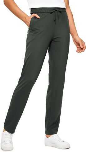CRZ YOGA 4-Way Stretch Pants for Women Tall 31" Athletic Trousers with Pockets in Kuwait