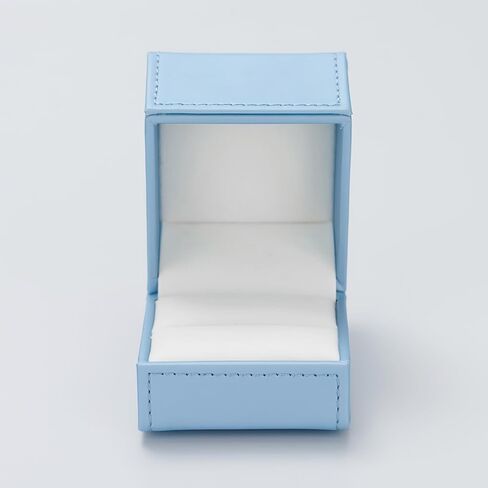 Blue PU Small Earrings Gift Box PU Leather Jewelry Gift Box for Earrings in Kuwait