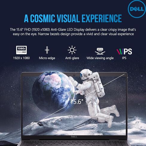 كمبيوتر محمول Dell Latitude 3540 مقاس 15 بوصة، كمبيوتر محمول للأعمال مقاس 15.6 بوصة، Intel 10-Core i5، ذاكرة الوصول العشوائي 32 جيجابايت، 1 تيرابايت SSD، Windows 11 Pro، Microsoft Office، لوحة مفاتيح رقمية ذات 10 مفاتيح، منفذ إيثرنت، WiFi 6E، HDMI in Saudi Arabia