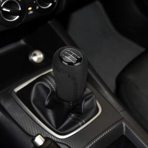 for Mazda 3 2007 Hatchback Stick Shift knob Car Gear Shift Knob, Gear Shift Knob Stick Head Shift Lever for 2005-2011(5 Speed) in Kuwait