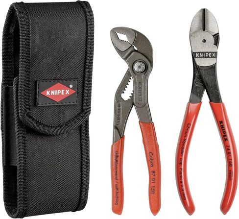 Knipex 00 20 72 V02 Mini pliers set in belt tool pouch (2 Piece) in Kuwait