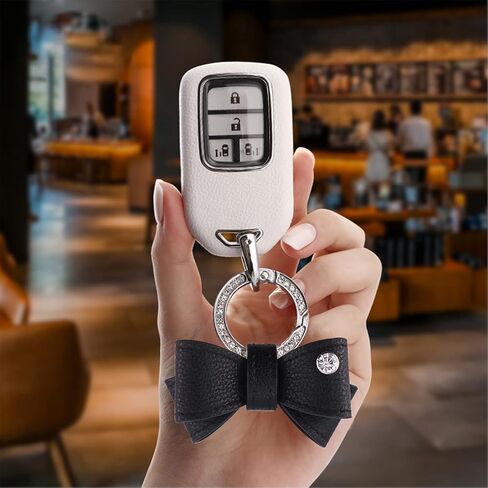 Crystal Car Key Chain For Ladies Women Key Fob, Bow Key Chain Ring Strap Purse Charm in Saudi Arabia