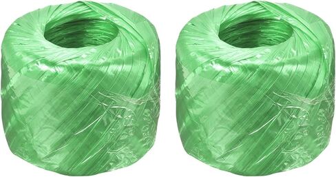 MECCANIXITY Polyester Nylon Plastic Rope Twine Household Bundled for Packing Gardening Craft,300m Total Length,Green Pack of 2 in Kuwait