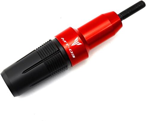 MOWOK لـ Yamaha MT03 MT-03 2014-2021 2022 2023 2024 ملحقات الدراجات النارية لوحة تحطم إطار حماية من السقوط منزلق عادم منزلق (أحمر) in Kuwait