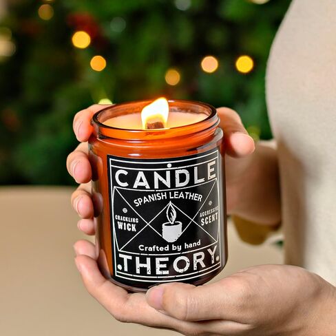 Candle Theory Warm Tobacco Scented Candle for Men 7.6 Ounce, Crackling Candle Men, Mens Candle for Bedroom, Scented Man Candle for Home, Men's Candles for Home, Man Candle, Men Scented Candles in Saudi Arabia