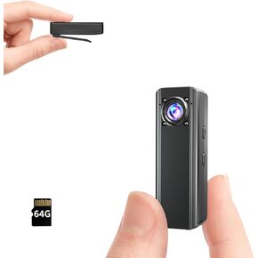Body Cam 4K HD Mini Body Camera with 128GB Memory Card Motorcycle Dash Cam Wearable Camcorder for Daily Records Easy to Use with Back Clip Lightweight and Portable for Traveling Cycling Bodycam