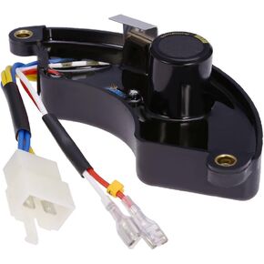 AVR Automatic Voltage Regulator Rectifier for Generator 3KW 4KW 5KW 5.5KW 6KW 6.5KW 7KW 7.5KW 8KW, Half Moon Style Universal