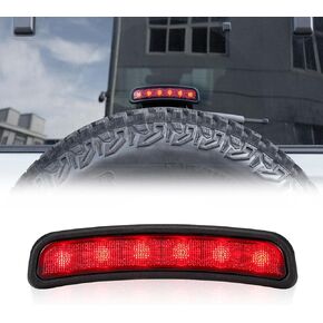 FIERYRED 3rd Brake Light for Ford Bronco 2021-2024 Accessories, Waterproof LED High Mount Stop Smoked Third Brake Light Stop Lamp