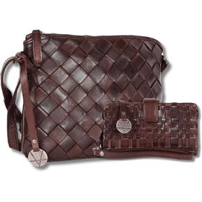 Leather Crossbody bag & Wallets for Women, Wallet for Ladies Zipper Coin Purse