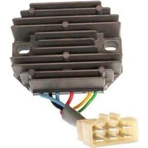 RAREELECTRICAL New Rectifier Regulator Compatible With Kubota Grasshopper 6 Wire Plug By Part Numbers 185530 15351-64603 Rs5101 15531-64601 Gh5530 230-22017 1535164600 1535164601 1535164603 1553164601