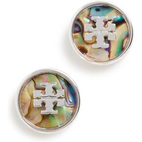 Tory Burch Women's Abalone Stud Earrings