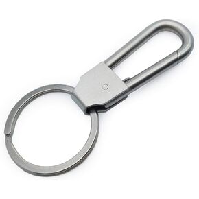 Stainless Steel Key Chain Heavy Duty Car Key Clip with Belt Hook