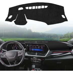 auovo Dash Mat Center Console Cover Protector Sunshield Cover Dash Pad Dash Carpet Compatible with 2024 2025 Chevy Trax Dashboard Mat Dash Cover