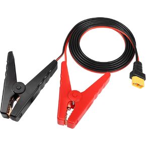 XT60 to Battery Alligator Clip Cable YACSEJAO Battery Clamp XT60 Extension Cord 16AWG Battery Clamp-on Car Charger Power Supply Cable with XT60 Connector, 1.8M