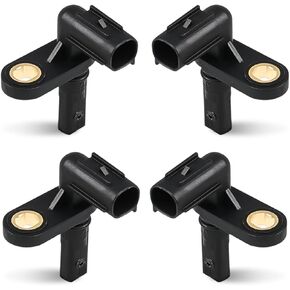 4 Pcs ABS Wheel Speed Sensors Compatible with Toyota Sequoia Tundra 2008 2009 2010 2011 2012 2013 2014 2015 2016 2017, Left and Right abs Sensors, Replacement for 89543-0C020, 89542-0C020