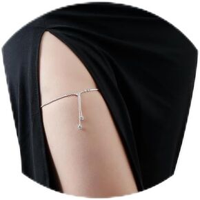Thigh Chain Sexy Beach Simple Sparkling Diamond Thigh Chain Suitable for Women to Pair with Skirts Leg Chain SSQKYZCSYZ